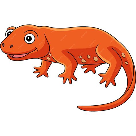 Premium Vector | Newt Animal Cartoon Colored Clipart Illustration