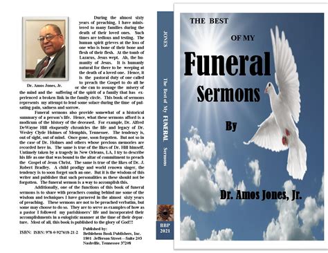 The Best of My Funeral Sermons | Bethlehem Book Publishers, Inc Nashville TN Sunday School ...