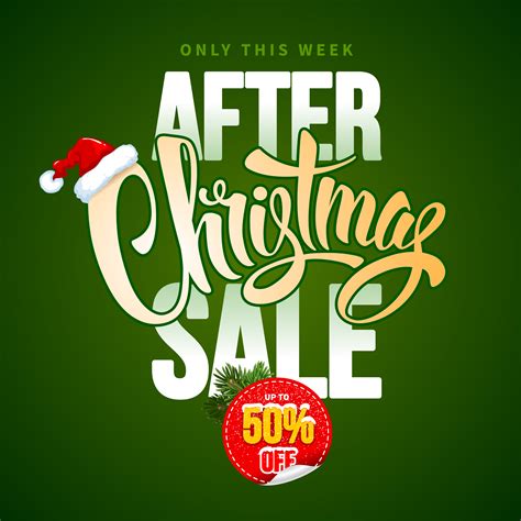 After Christmas Sale Design - Download Free Vectors, Clipart Graphics ...