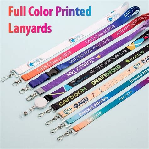 Full Color Dye-sublimation Lanyard Custom Printed Lanyards With Your ...