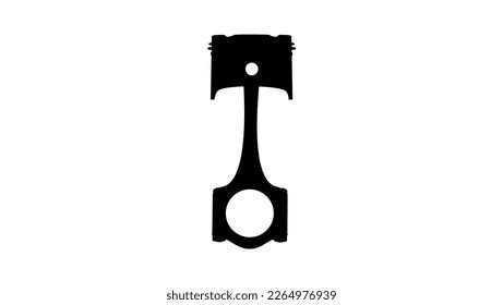 Car Engine Piston Silhouette High Quality Stock Vector (Royalty Free ...