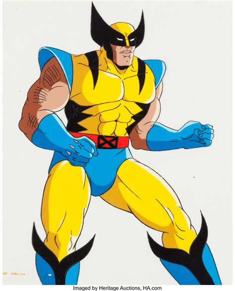 X-Men Wolverine Production Cel (Marvel Studios, 1992).... Animation ...