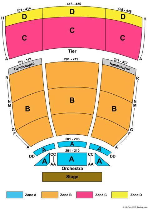 Tennessee Performing Arts Center Seating Chart | Tennessee Performing ...