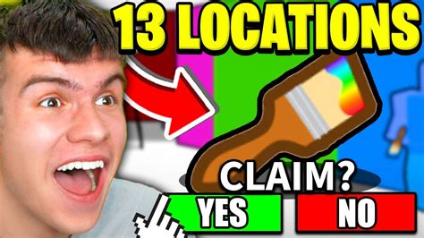 How To Get ALL 13 PAINTBRUSH LOCATIONS In Roblox Color or Die! FULL WALKTHROUGH - YouTube