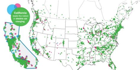 Where Are Electric-Car Charging Stations? Infographic Shows It All