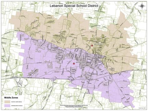 Middle School Zones – Transportation – Lebanon Special School District