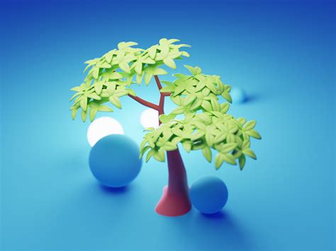 Free 3D Tree Animation Scene