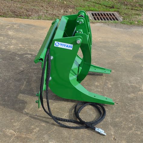 Mavin | Titan 29” Hydraulic Log Grapple Attachment Fits John Deere Hook ...