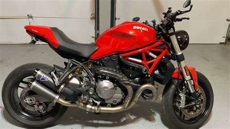 Custom Ducati Monster 821 - YouTube