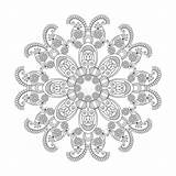 Enigmatic Elixir Mandala Coloring Book Page Stock Vector  Illustration sketch template