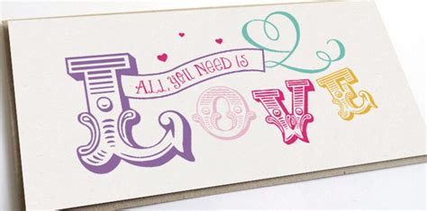 All You Need is Love Wedding Invitation Colourful Wedding - Etsy UK