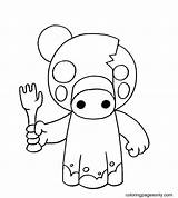 Piggy Coloring Pages Coloring sketch template