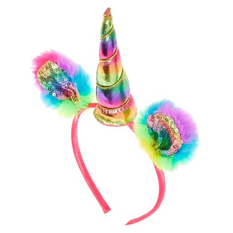 Kids Kid's Rainbow Unicorn Headband | Claire's US