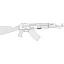 Ak47 Assault Rifle Clipart | i2Clipart - Royalty Free Public Domain Clipart