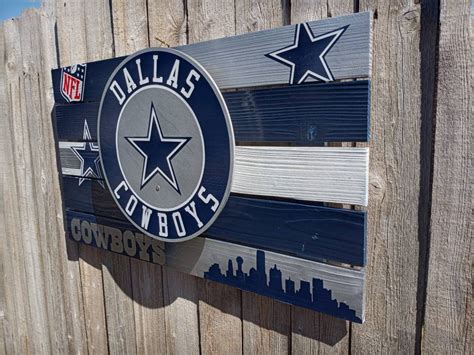 Dallas Cowboys Lighted Man Cave Sign 26-15 - Etsy