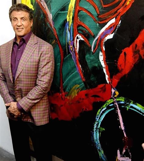 Stallone exhibits paintings in France | Sylvester Stallone