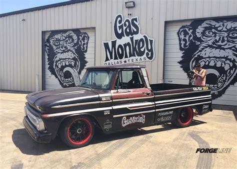 Gas Monkey Garage '65 Chevy C10 Pikes Peak Pace Truck on Forgeline ZX3P Wheels