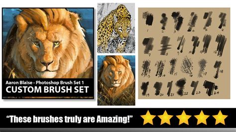 Aaron Blaise - Aaron Blaise | Custom Photoshop Brushes – Set 1