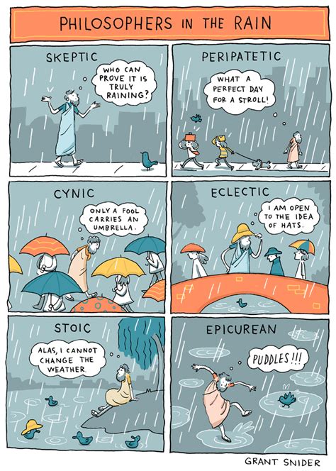 INCIDENTAL COMICS: Philosophers in the Rain