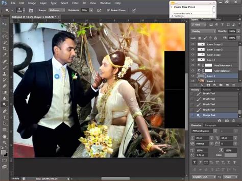 How To Design Wedding Album Page 1 using Adobe Photoshop CS6 -HD ...