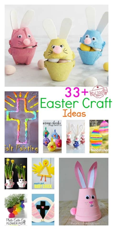 Over 33 Easter Craft Ideas for Kids to Make - Simple, Cute and Fun!