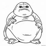 Jabba The Hutt Coloring Page 66932 53792 sketch template