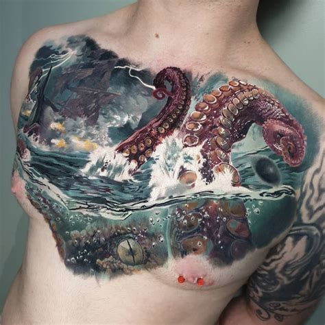 Octopus Attacking Ship Tattoo Meaning