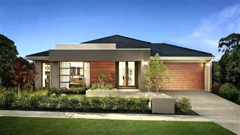 contemporary one story exterior - Google Search | House roof design ...