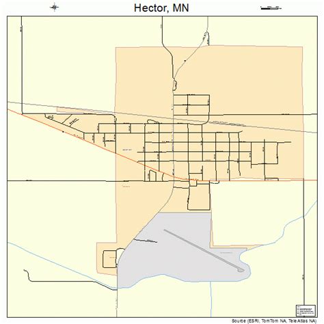 Hector Minnesota Street Map 2728124