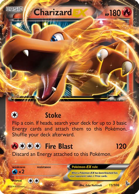 Charizard-EX 11 (Flashfire 2014) Pokemon Card