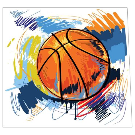 Basketball Painting Style