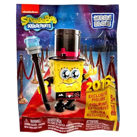 Mega Bloks Spongebob Squarepants Spongebob 2015 Exclusive Figure [Bagged] - Walmart.com ...