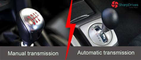 Difference between Manual Gear and Automatic Car - SharpDrives Blog