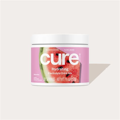 Hydrating Electrolyte Mix | Watermelon | No Added Sugar | Cure