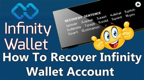 How To Recover Infinity Wallet | Quick Restore Infinity Wallet - YouTube