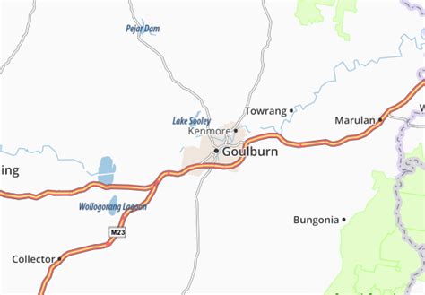 MICHELIN Goulburn map - ViaMichelin