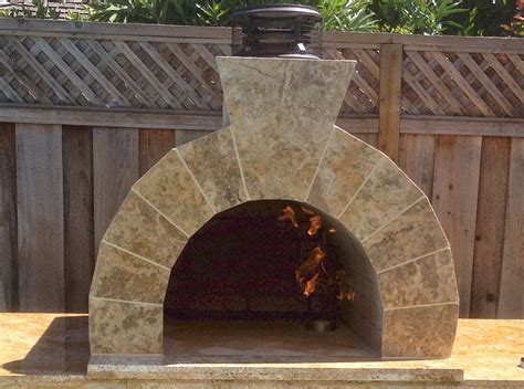 BrickWood Ovens: Conetto Natural Gas Brick Pizza Oven - California