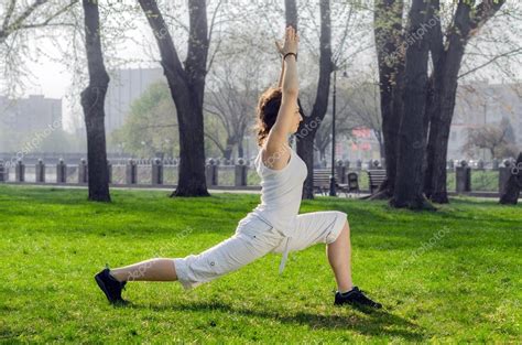 Young girl on capoeira training outdoor — Stock Photo © lemi-lem #38065149