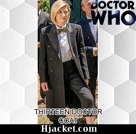 Doctor Who Jodie Whittaker Double Breasted Coat | Doctor coat, Double ...