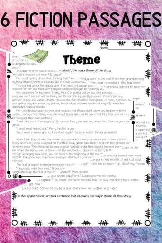 Themes in Literature Worksheets | PDF and Digital | by Deb Hanson