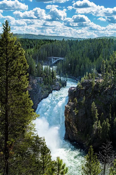 Upper falls Yellowstone Photograph by Joe Flurer - Fine Art America