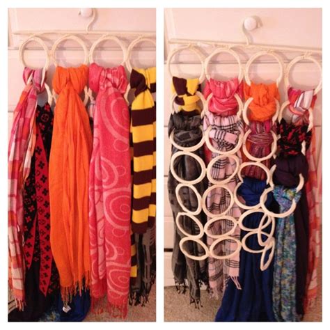 My new scarf holder from ikea! Finally a way to organize my scarves without having to iron them ...