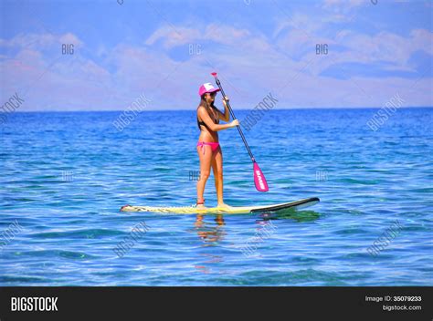 Stand Paddle Surfing Image & Photo (Free Trial) | Bigstock