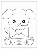 Valentines Day Coloring Pages Easy sketch template