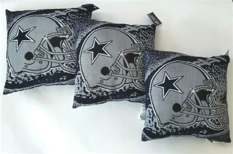 Dallas Cowboys NFL Woven Portal Jacquard Throw Pillows Blue 20" x 20 ...