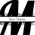 Letter M Monogram | Customize Online | Instant Download