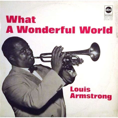 Louis Armstrong What A Wonderful World Album Cover | Paul Smith