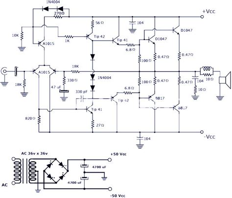 200W Power Amplifier : Schematic Diagram & PCB Design | Audio amplifier, Power amplifiers, Amplifier