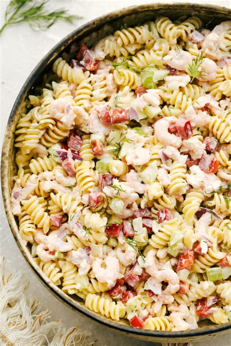 Creamy Shrimp Pasta Salad Recipe | The Recipe Critic