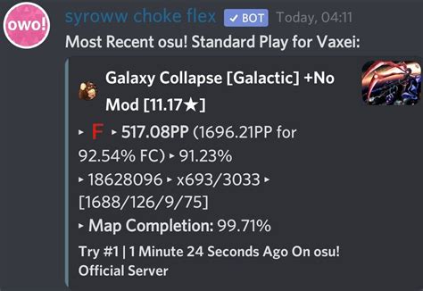 Vaxei just failed at the very end of galaxy collapse 11* and that is ...